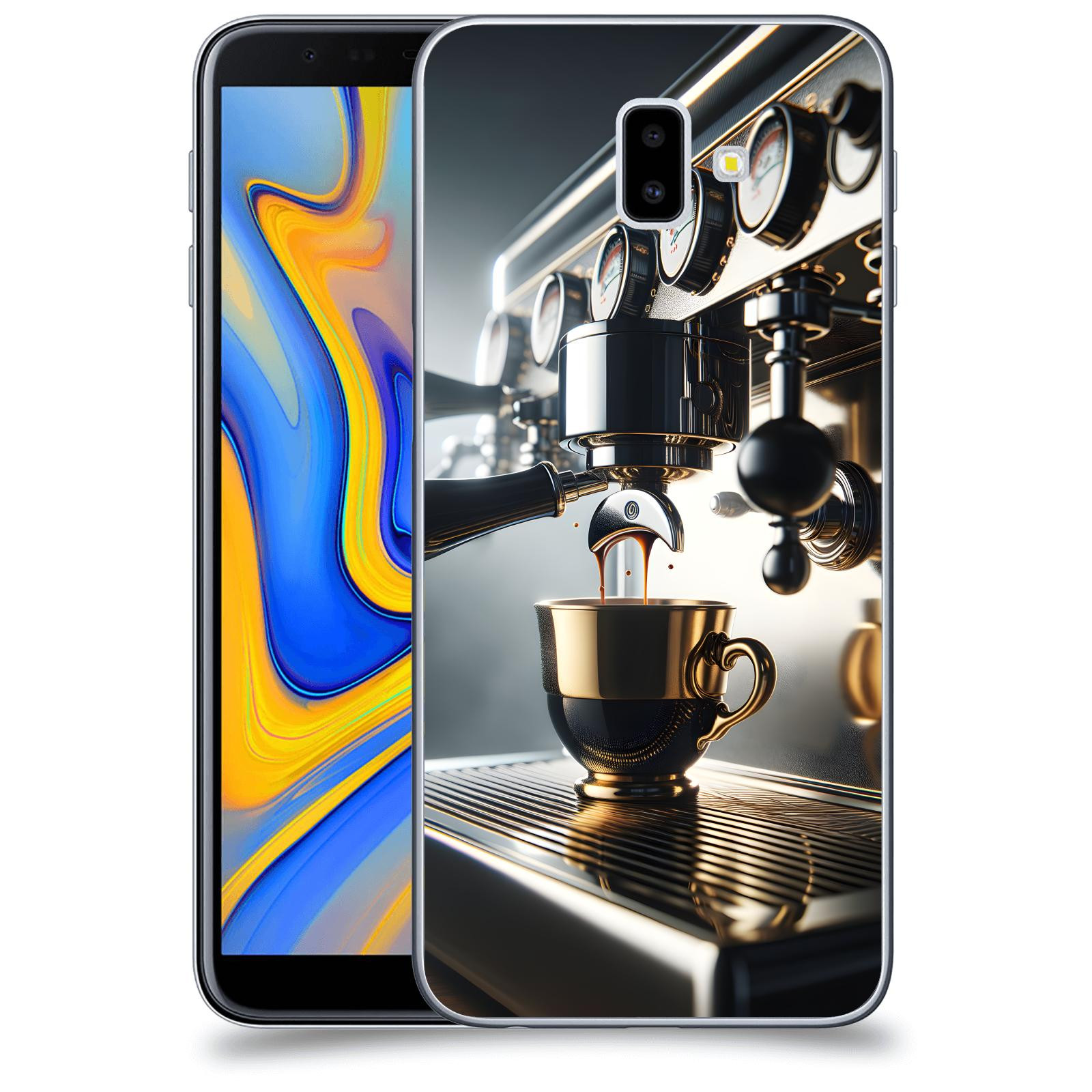 ACOVER Kryt na mobil Samsung Galaxy J6+ J610F - Coffee maker