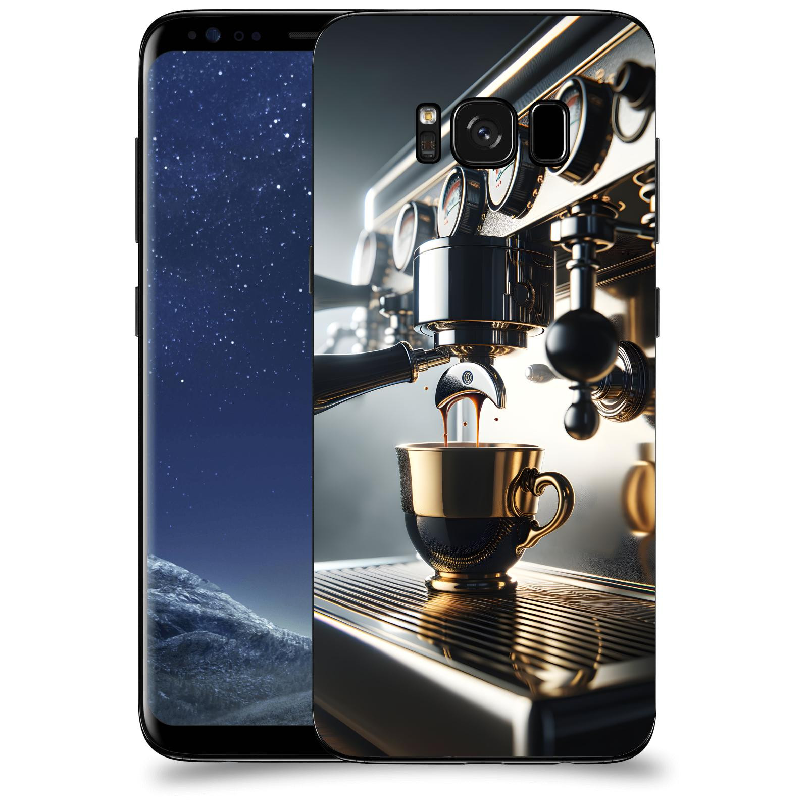 ACOVER Kryt na mobil Samsung Galaxy S8 G950F - Coffee maker