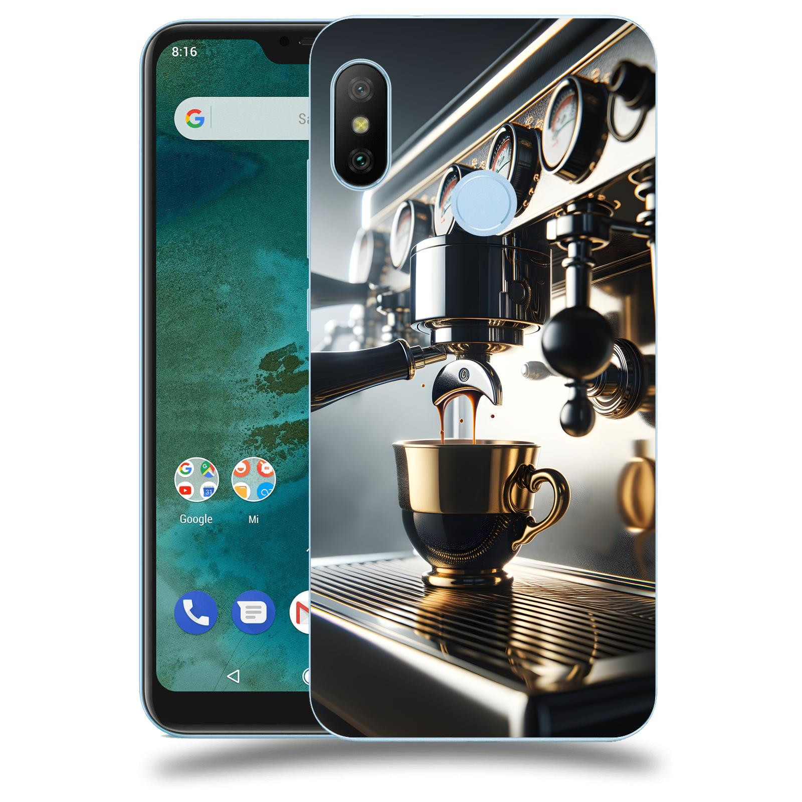 ACOVER Kryt na mobil Xiaomi Mi A2 Lite - Coffee maker