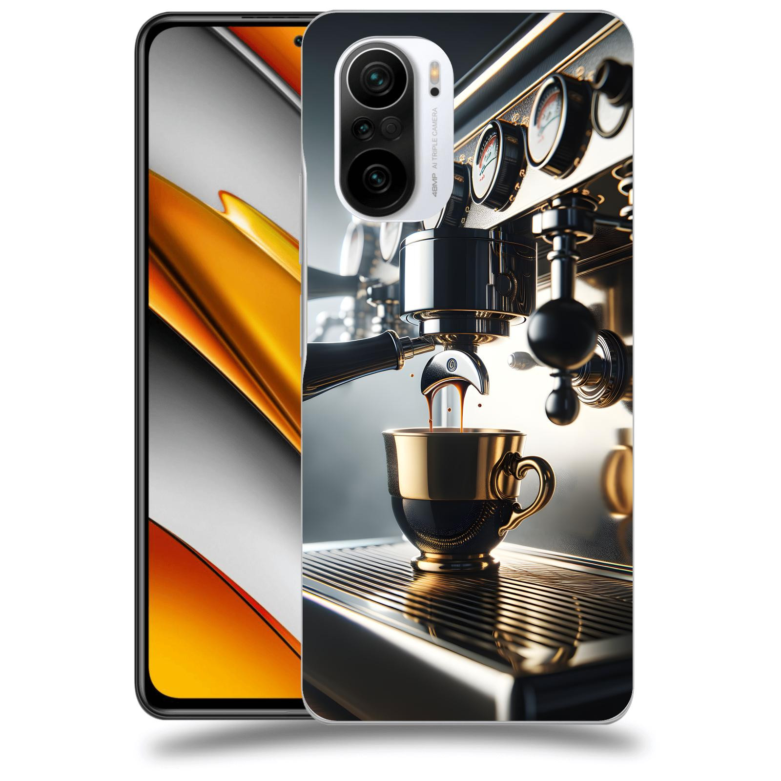 ACOVER Kryt na mobil Xiaomi Poco F3 - Coffee maker