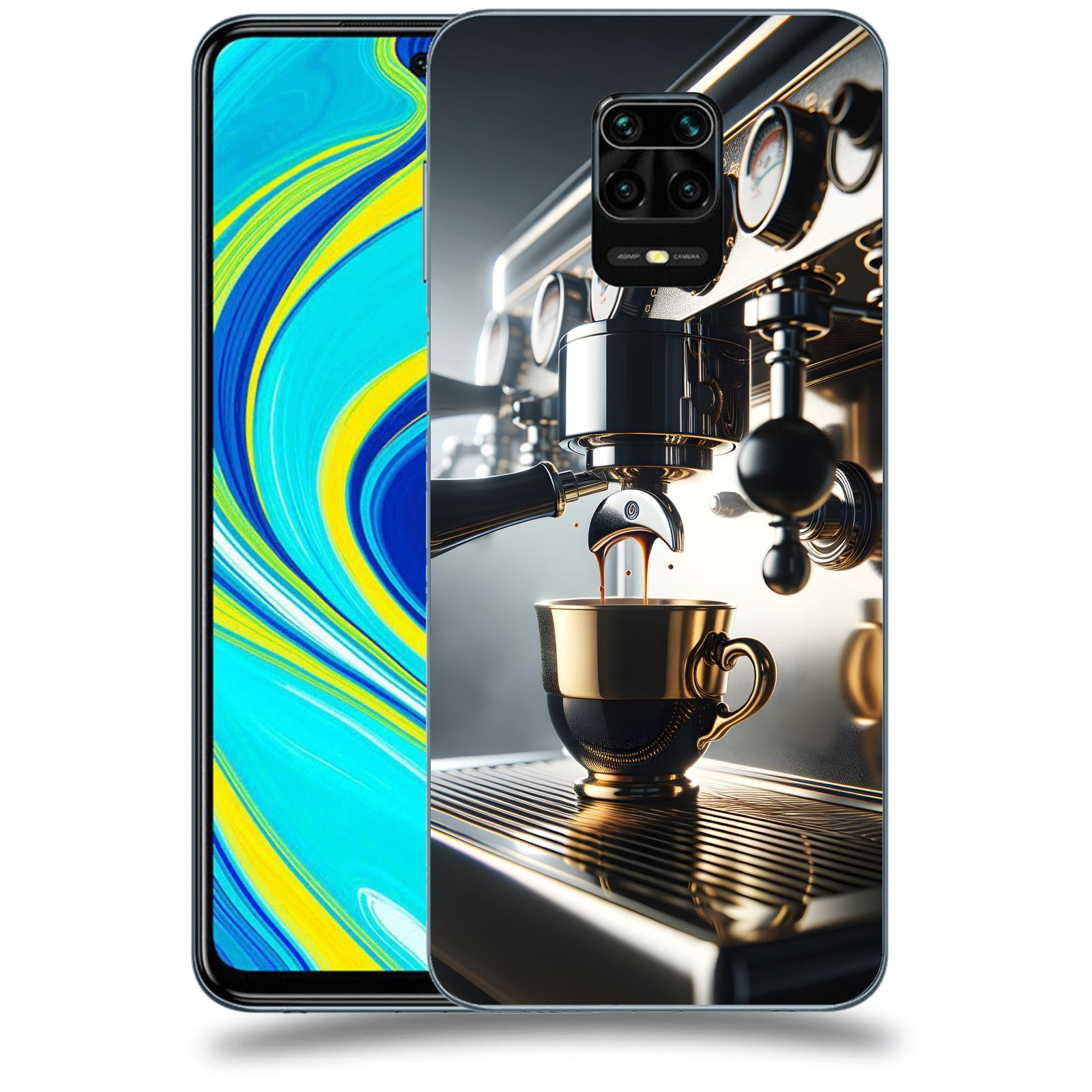 ACOVER Kryt na mobil Xiaomi Redmi Note 9S - Coffee maker