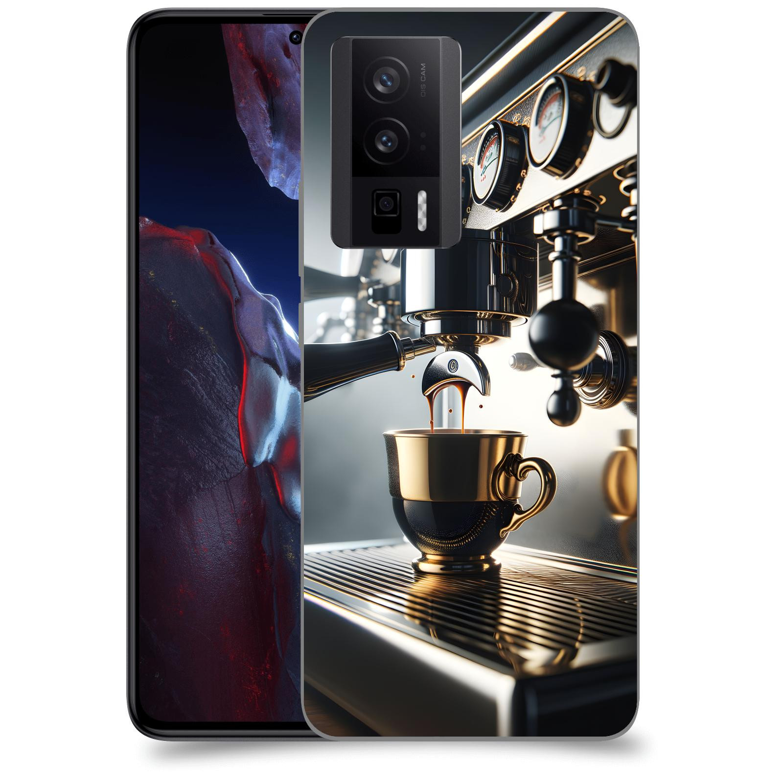 ACOVER Kryt na mobil Xiaomi Poco F5 Pro 5G - Coffee maker