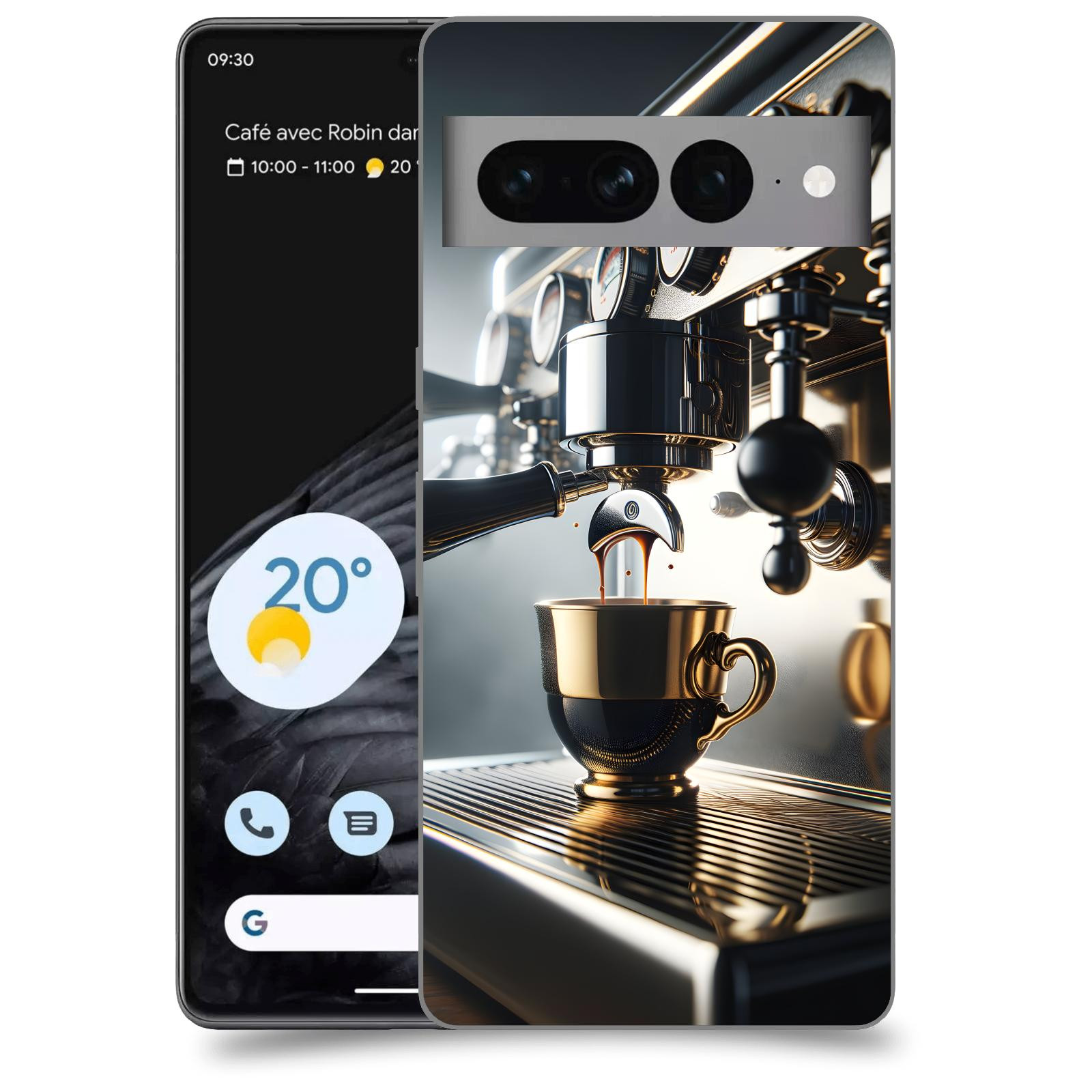 ACOVER Kryt na mobil Google pixel 7 pro - Coffee maker