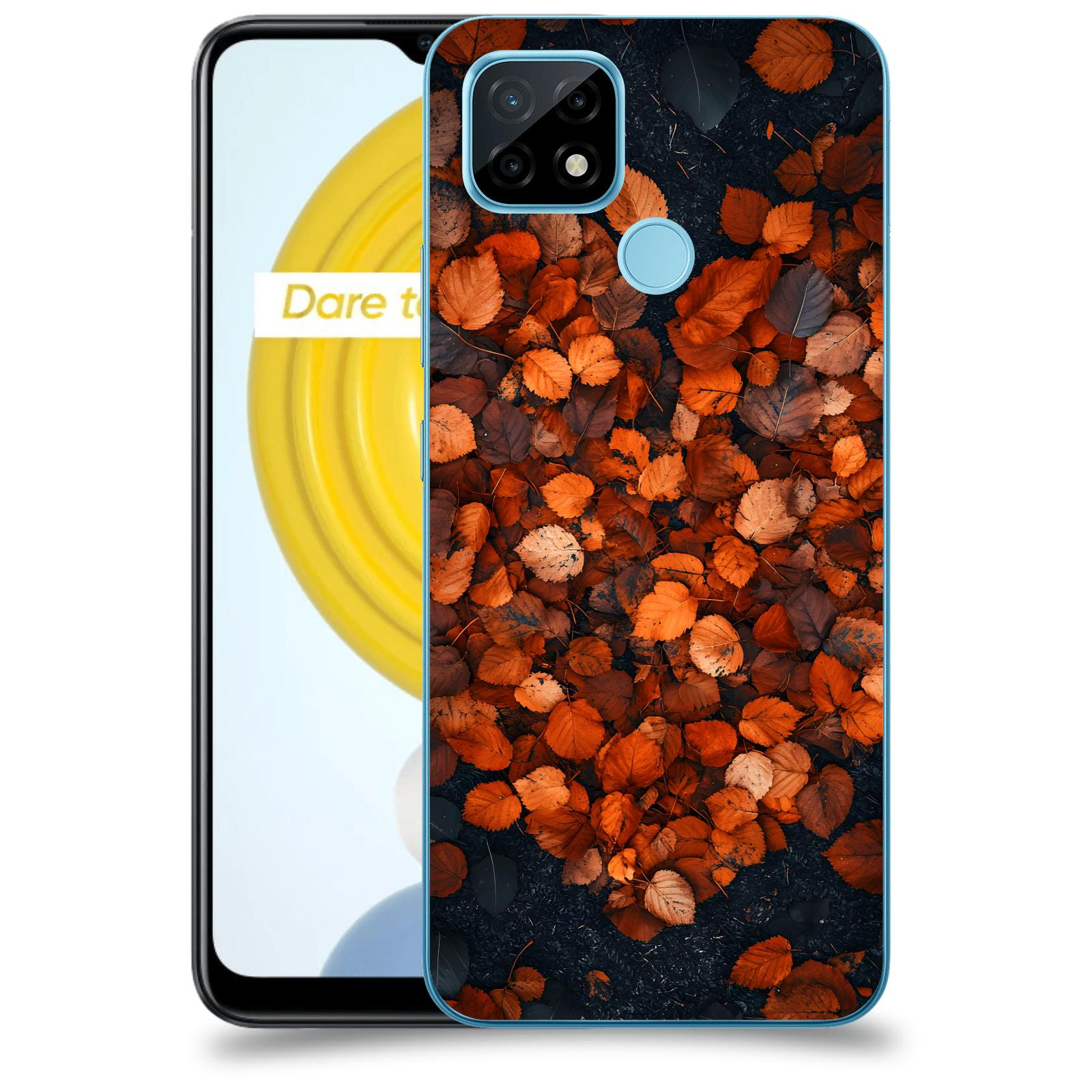 ACOVER Kryt na mobil Realme C21 - Autumn Love