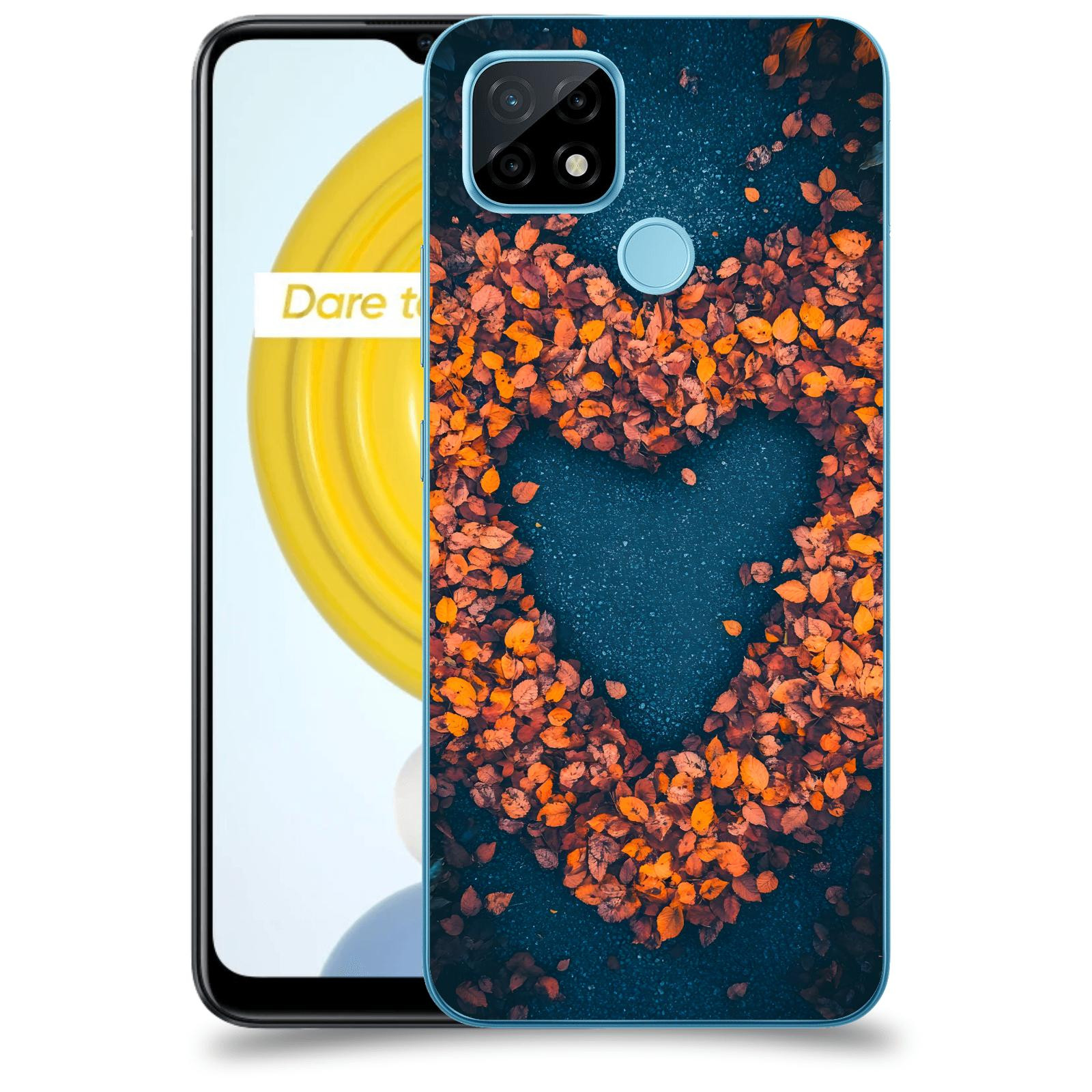 ACOVER Kryt na mobil Realme C21 - Autumn Love 2