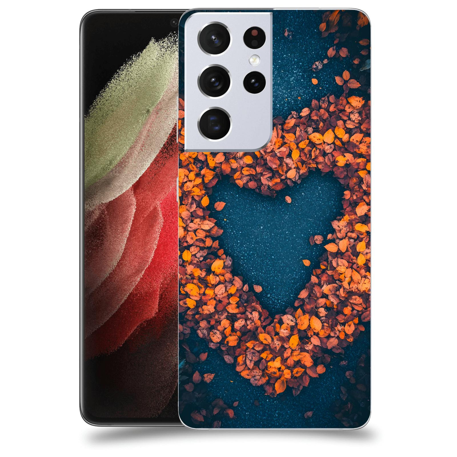 ACOVER Kryt na mobil Samsung Galaxy S21 Ultra 5G G998B - Autumn Love 2