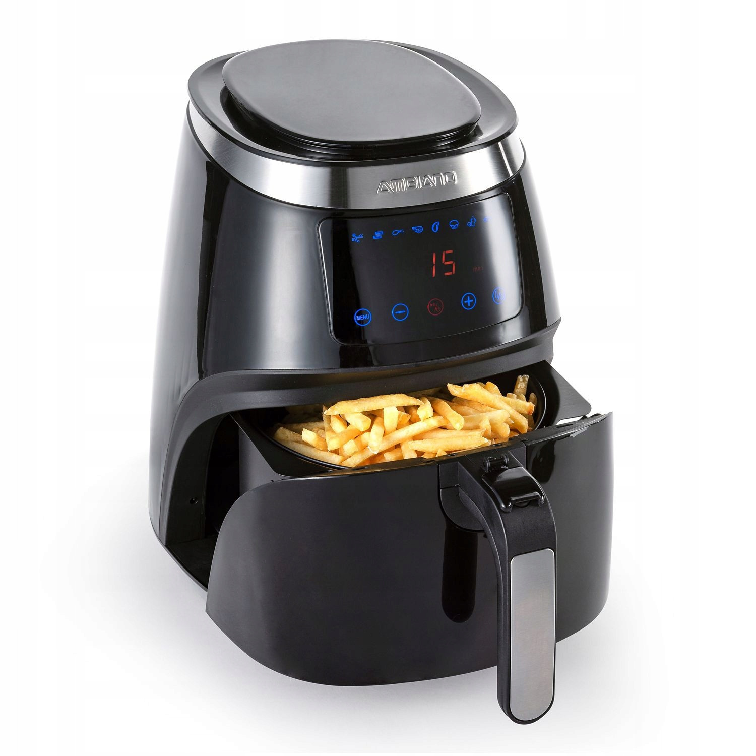 Fritéza bez tuku airfryer Ambiano 1300W 2,6l automatické programy