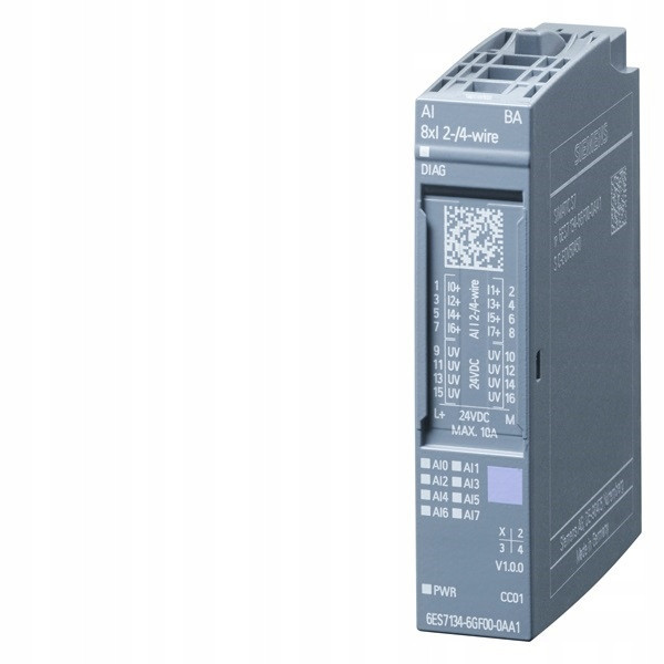 I/o modul Siemens 8WE 24V DC Simatic ET200SP 6ES7134-6GF00-0AA1