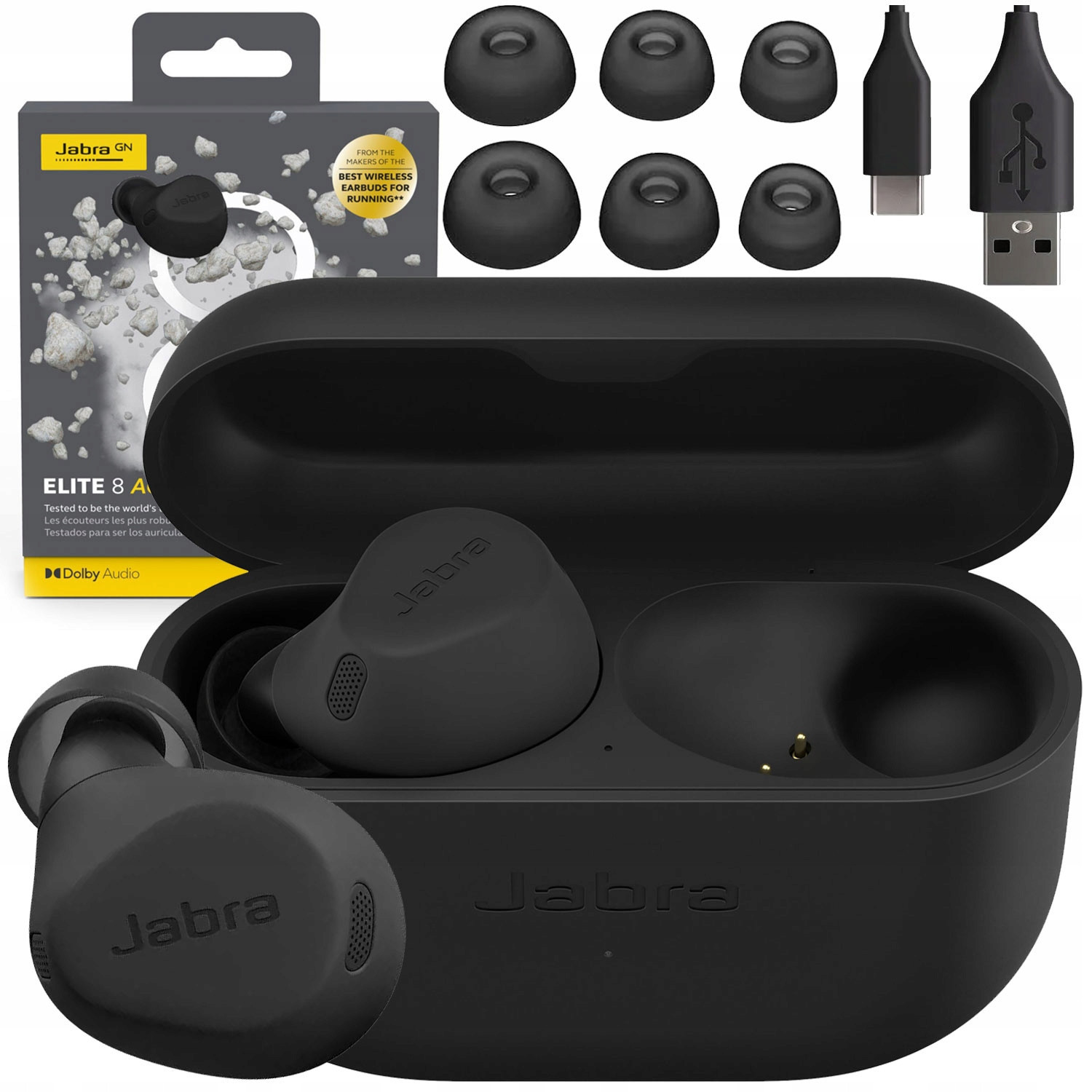 Jabra Bezdrátová Sluchátka Elite 8 Active Anc Bluetooth 5.3