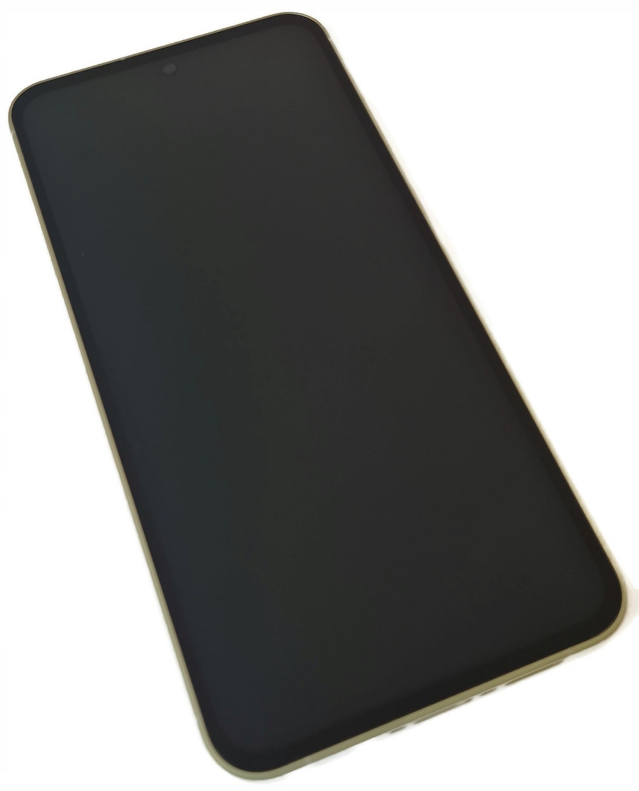 Org LCD displej originální s rámečkem pro Samsung Galaxy A55 5G, žlutý