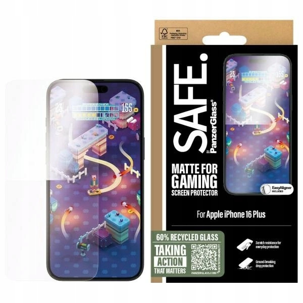 Tvrzené sklo Safe by PanzerGlass Gaming Screen Ultra-Wide iPhone 16 Plus