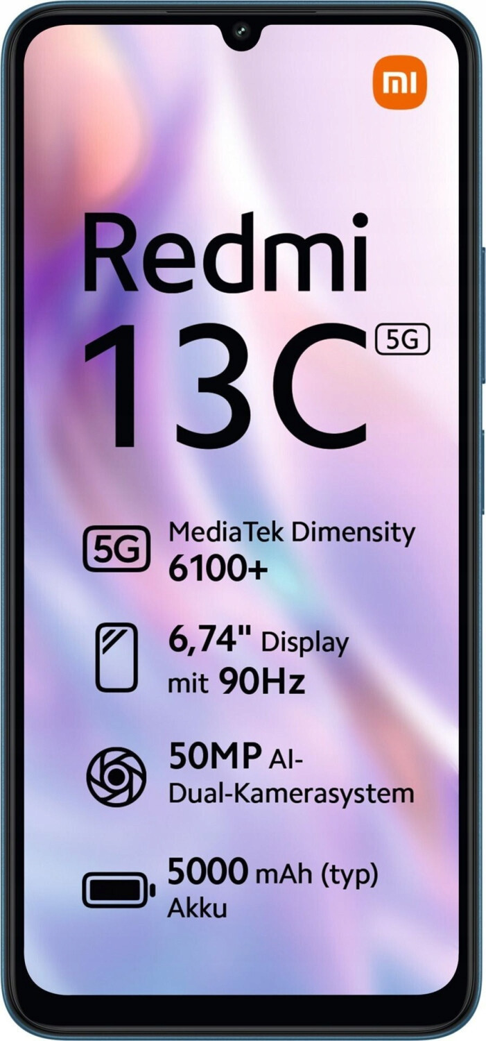 Chytrý telefon Xiaomi Redmi 13C 5G 4/128 Gb 5G modrý