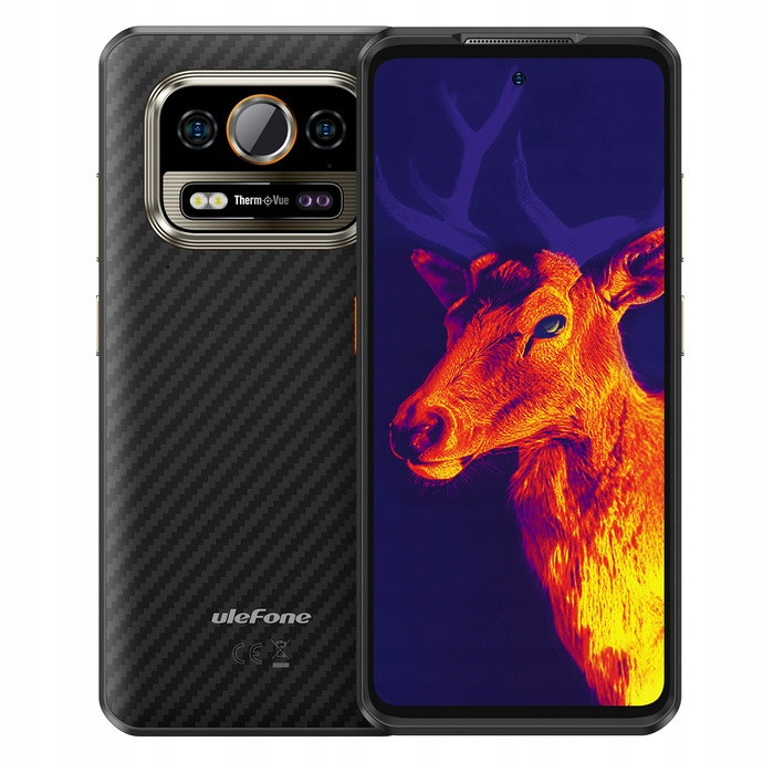 Pancéřový smartphone uleFone Armor 25T 6/256GB Nfc Noční vidění Nový Černý