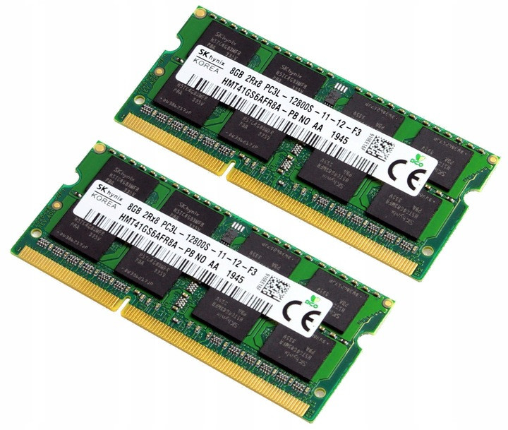 Ram 16GB (2x8GB) DDR3L PC3L 12800S 1600 MHz Hynix