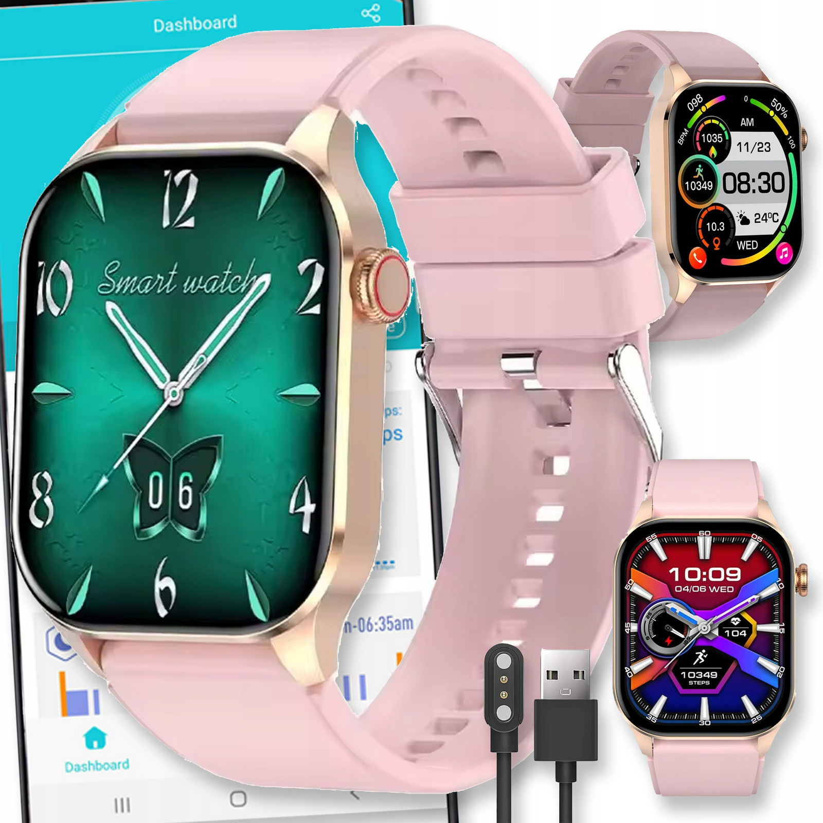 Chytré Hodinky Watch Dámské Menu Pl Hovory Smart Sportovní Smartband