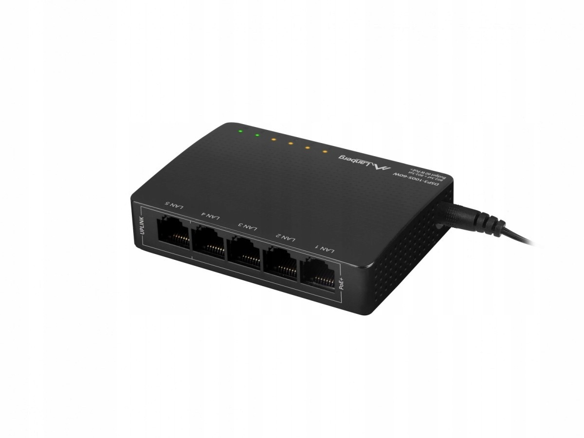Switch Poe Desktop 5 portů 1GB DSP3-1005-60W