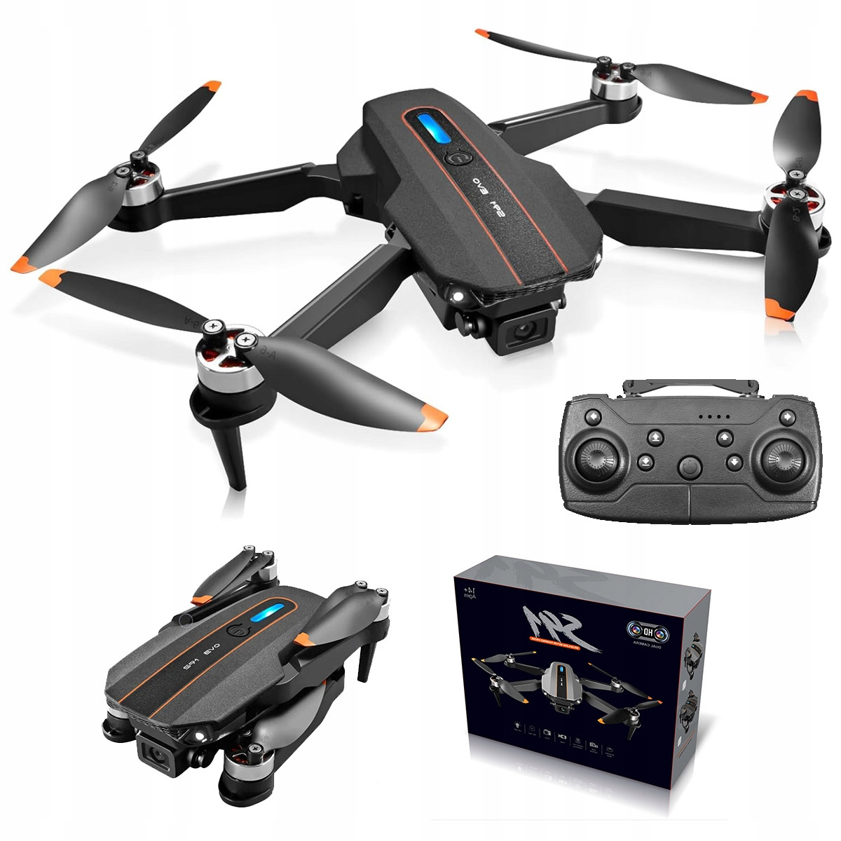 Dron S91 Hd Kamera Kvadrokoptéra Inteligentní Vyhýbání Se Překážkám Ovladač