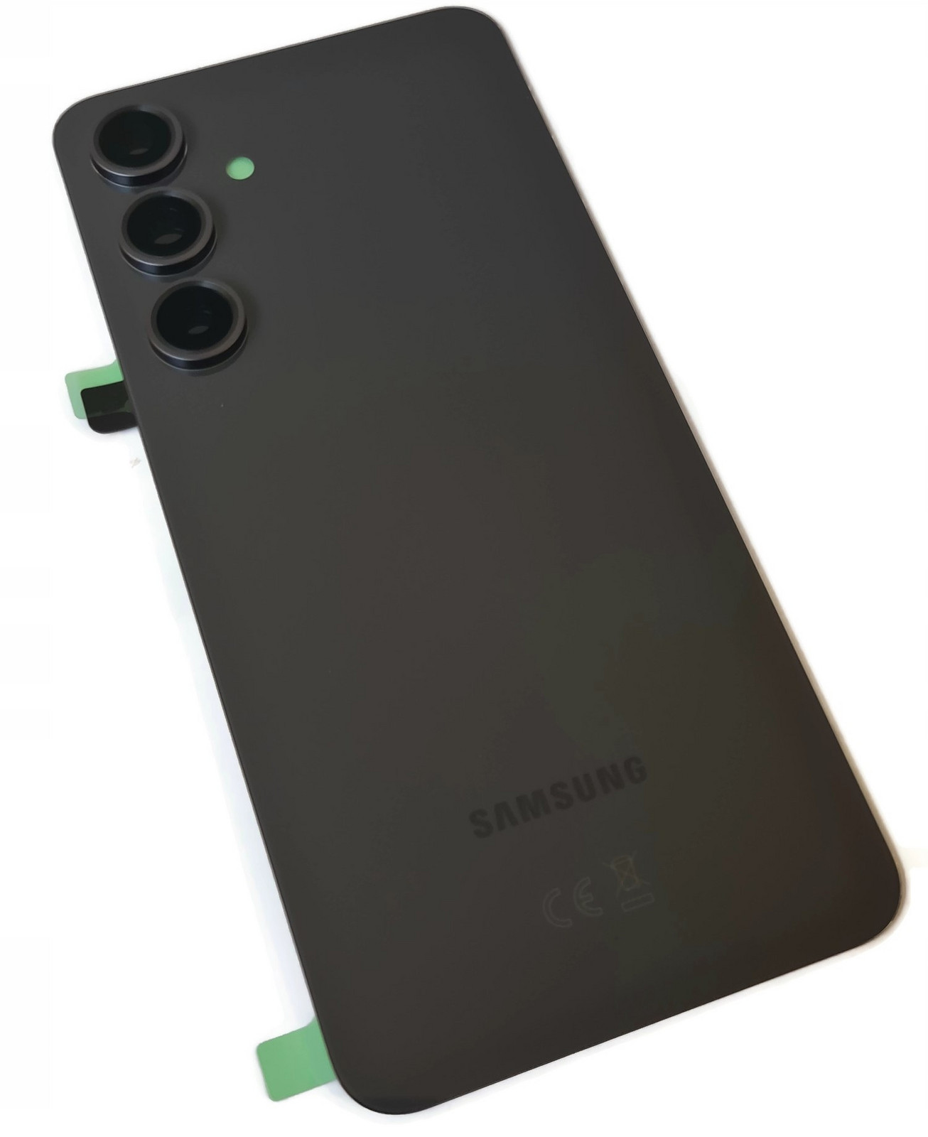 Org Klapka Originální zadní zadní kryt pro Samsung Galaxy S24 Fe, černá