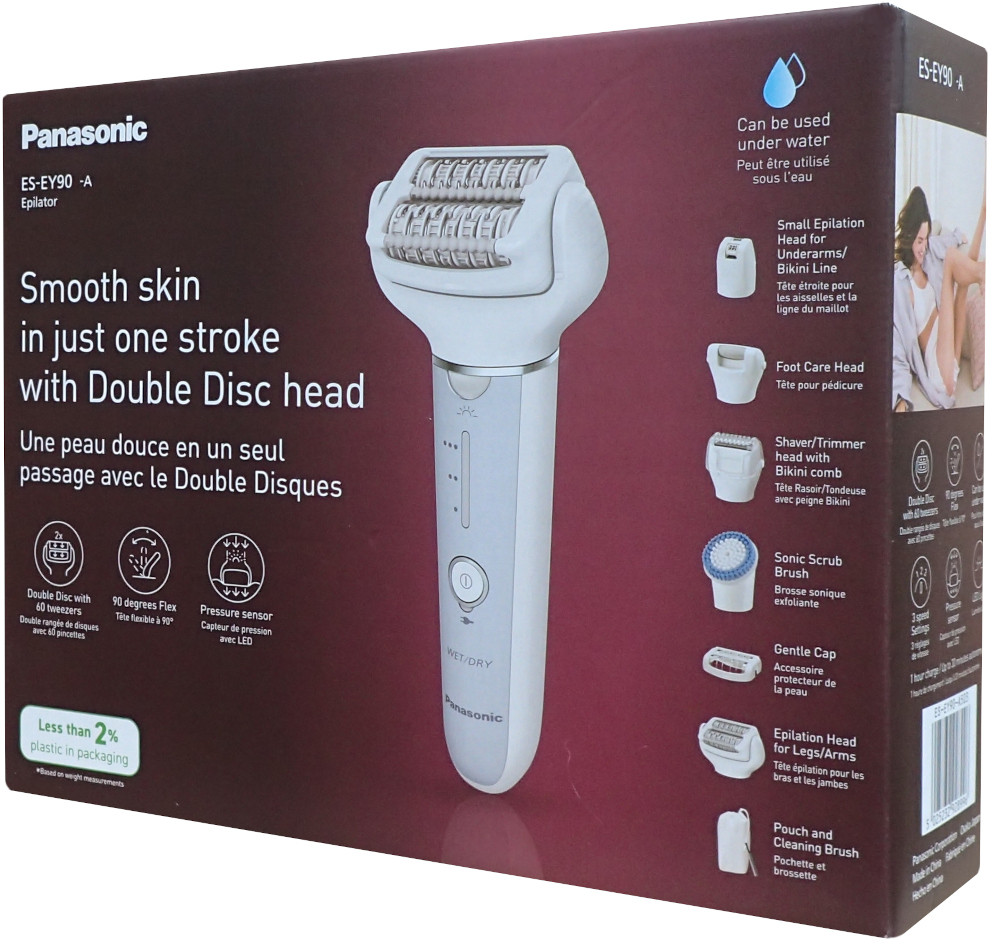 Depilátor Akumulátorový Holicí Strojek na bikiny nohou Panasonic ES-EY90 +8 doplňků
