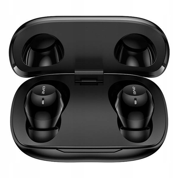 Awei Bluetooth 5.4 sluchátka T20 Enc Tws dokovací stanice černá/black