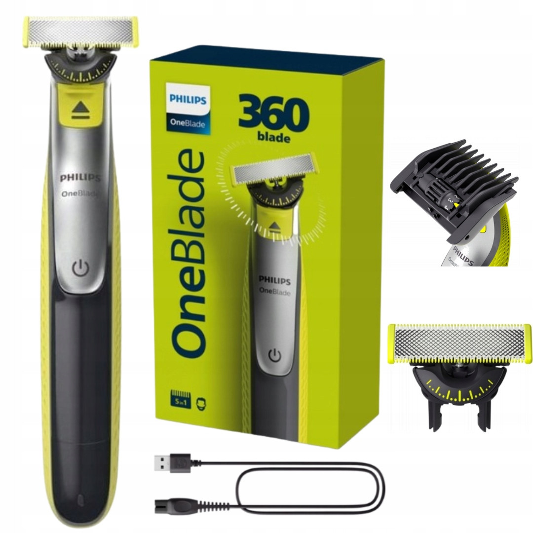 Holicí Strojek Philips Oneblade 360 Zastřihovač Vousů Zastřihovač Holení