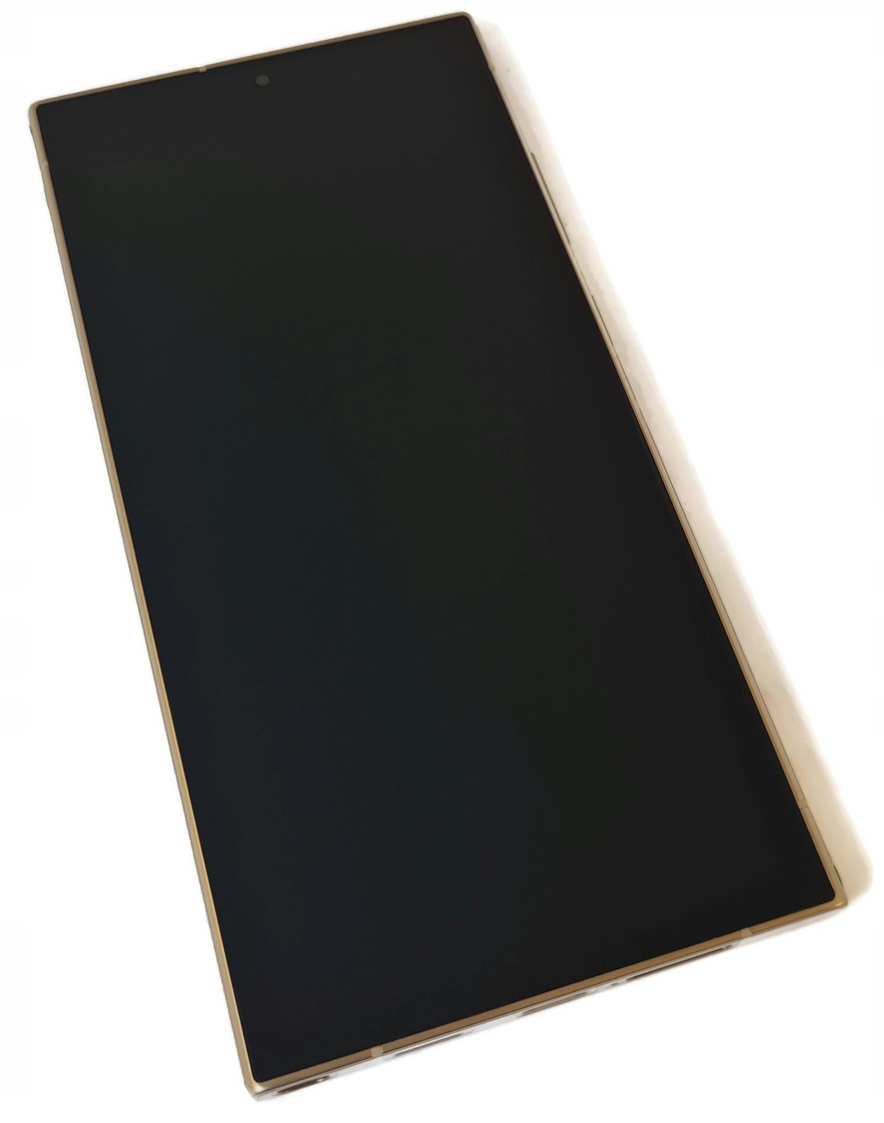 Org LCD displej originální s rámečkem pro Samsung Galaxy S24 Ultra, žlutý