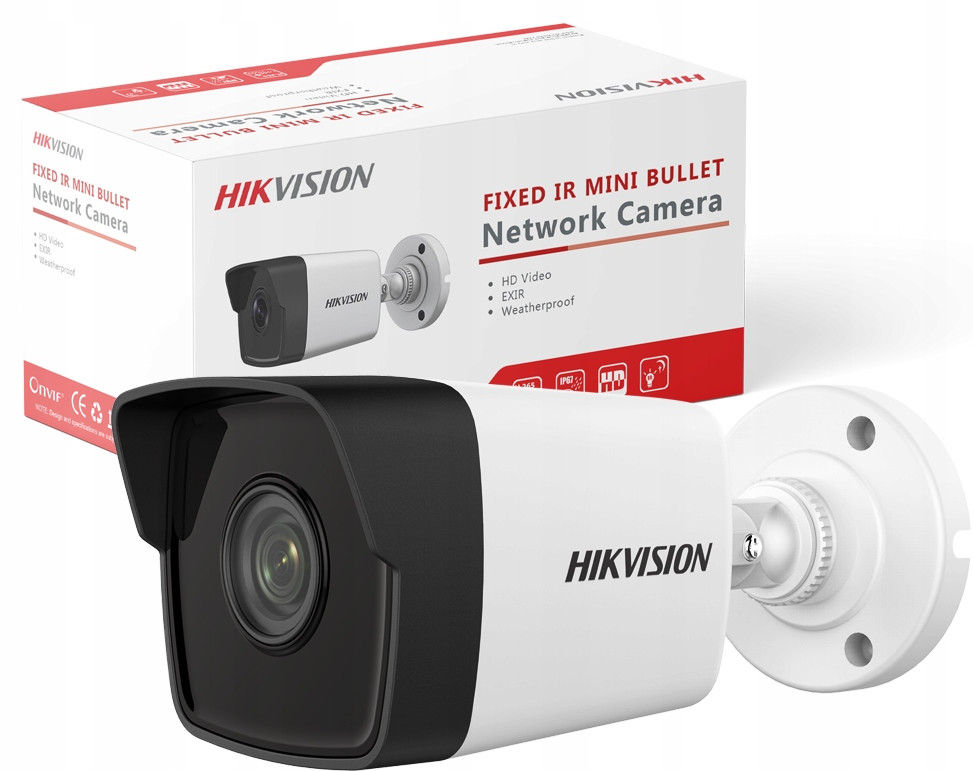 Ip kamera Hikvision 4MPX Široký úhel 2.8mm Venkovní IPCAM-B4 1041 poE