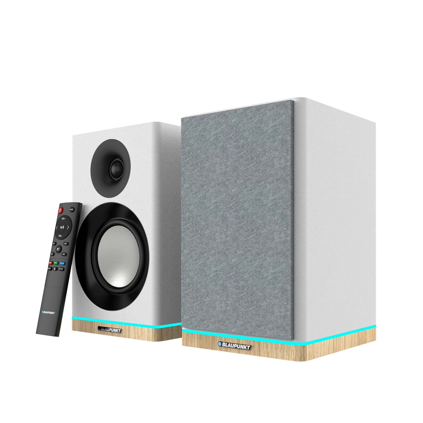 Policové reproduktory Reproduktorové reproduktory Aktivní Blaupunkt BS60WH Led Dálkové Ovládání