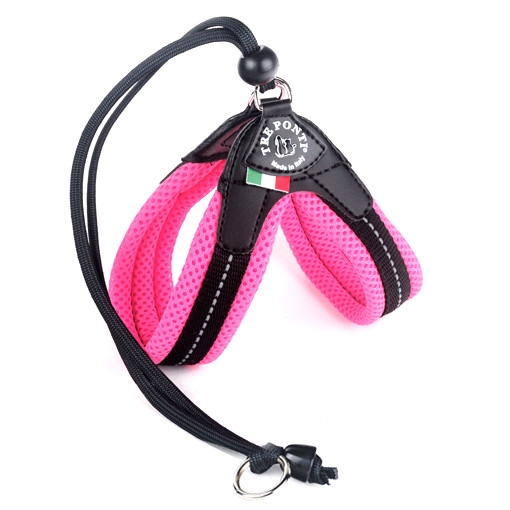 Tre Ponti Postroj reg. na zádech Mesh 1 růžový