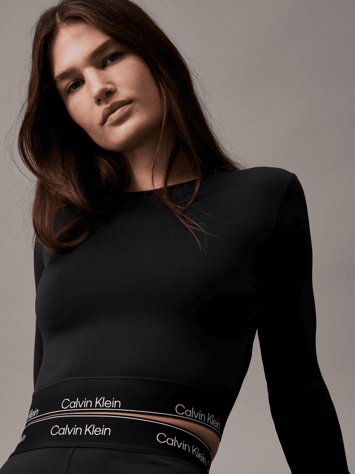 Calvin Klein WO  - LS Top Dámské tričko XL 00GWS4K262BAE