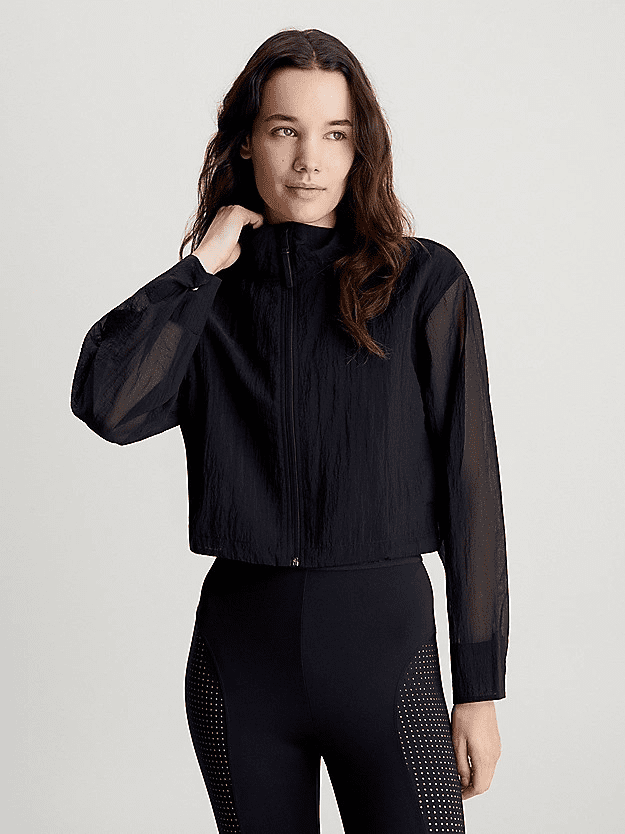 Calvin Klein WO  - Woven Jacket Dámská bunda XL 00GWS4O516BAE