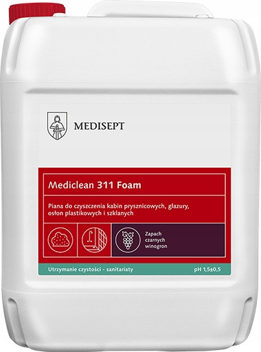 Mediclean 5L Pěna na čištění kuchyně a koupelny Černé Hroznové Víno