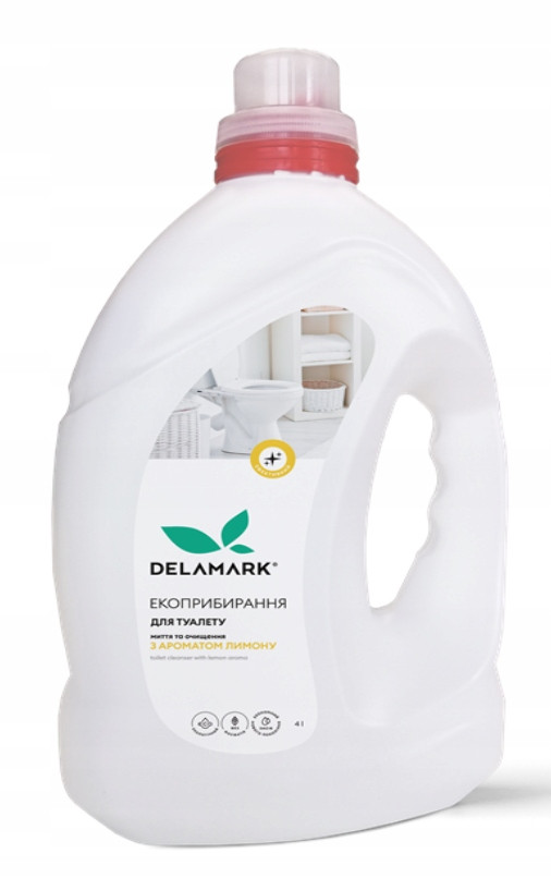 Bio Čistič toalet s vůní citronu, DeLaMark 4l (Ukrajina)