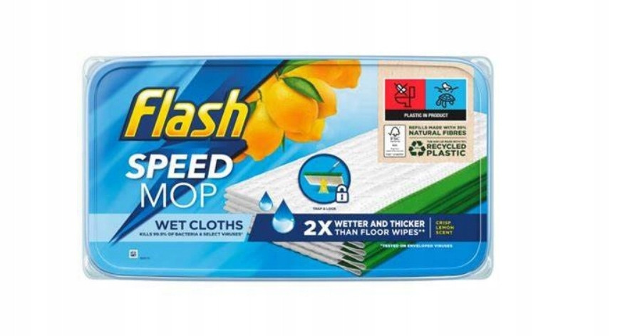 Flash Speed Mop Mokré Ubrousky Na Podlahy Citron 24KS 6A50