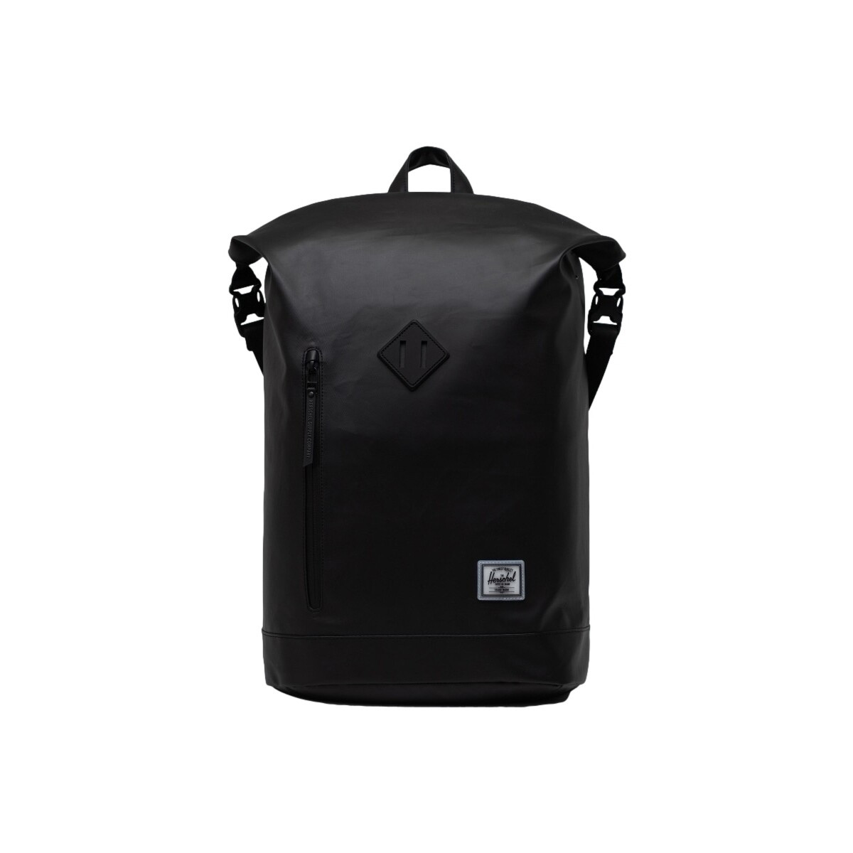 Herschel  Roll Top Backpack - Black  Černá