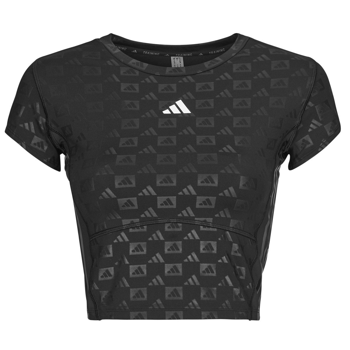 adidas  Hyperglam Training Emboss T-Shirt  Černá