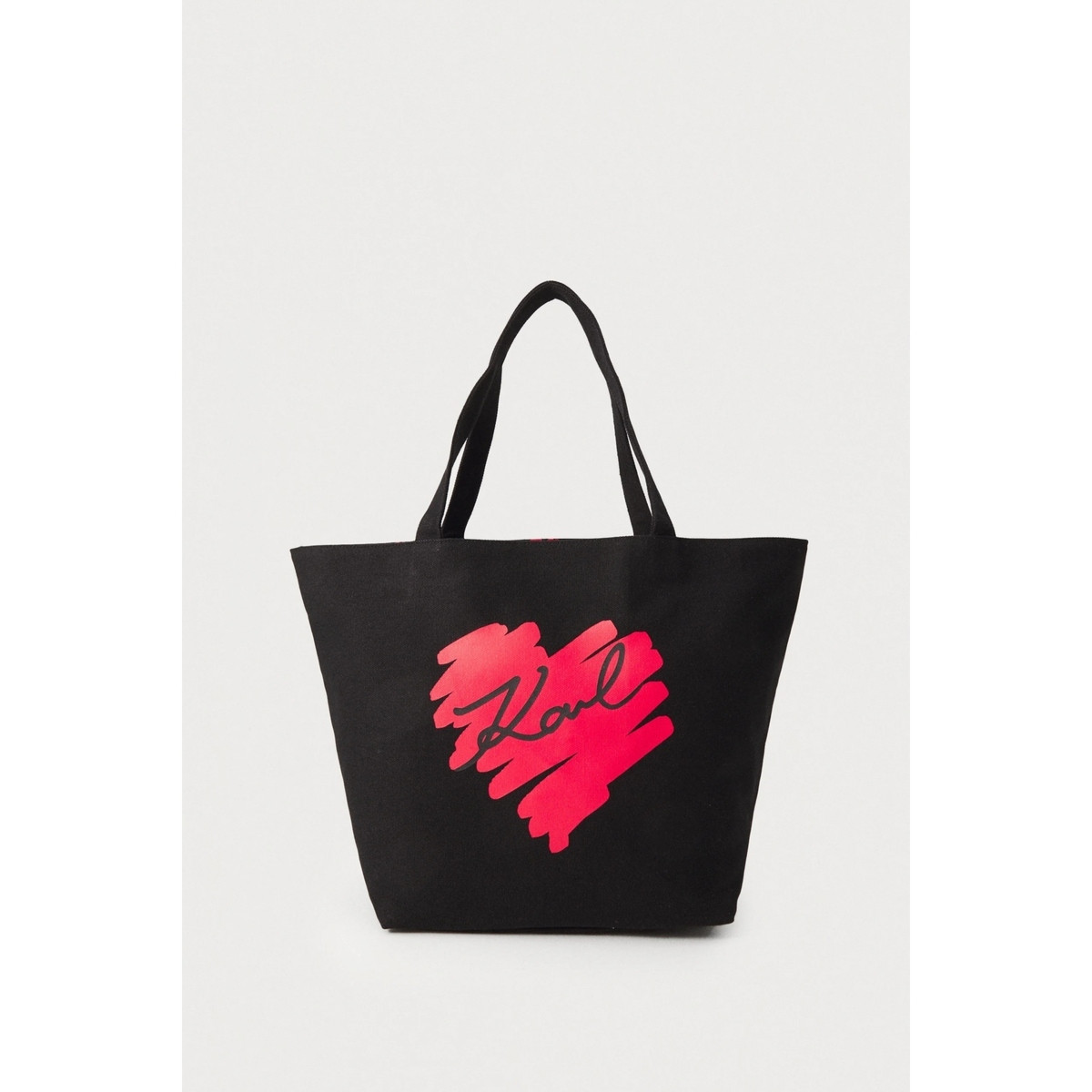 Karl Lagerfeld  HEARTS REVERSIBLE SHOPPER  Černá