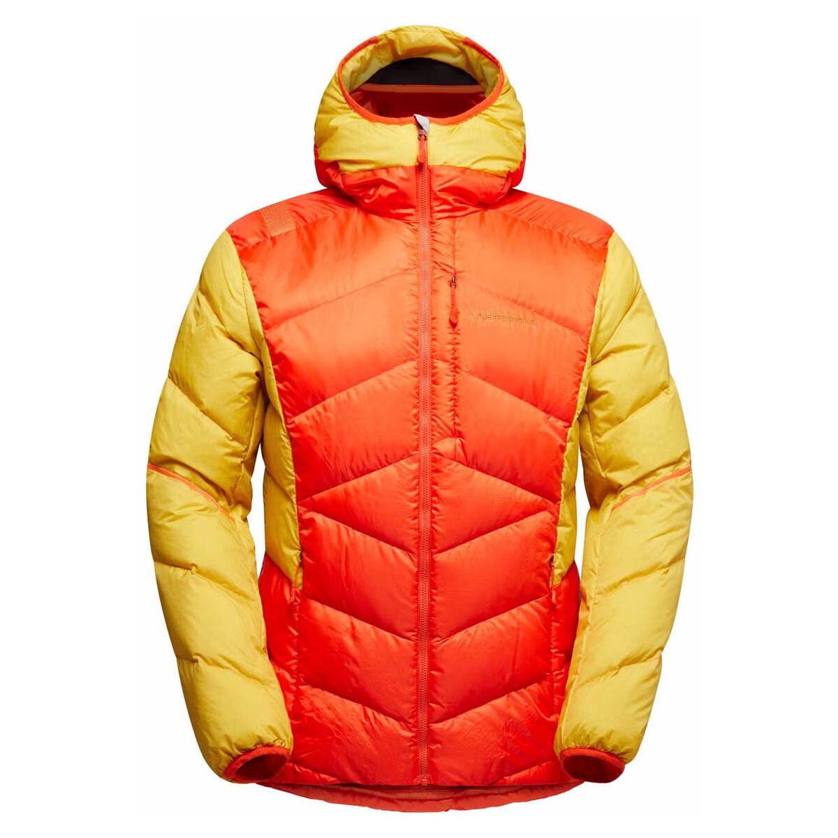La Sportiva  Bivouac Down Jkt M L83 322735 Cherry Tomato/Bamboo  Červená