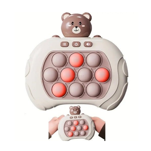 Elektronická hra POP IT hnědý medvěd