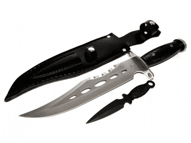 Taktický vojenský bajonet + vrhací nůž