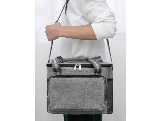 Termotaška 31x19x23 cm, 15 l, šedá