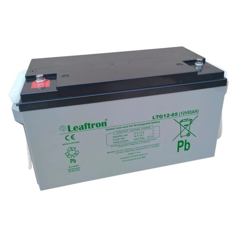 Záložní akumulátor Leaftron LTG12-65 12V, 65Ah, 650A (gelový)