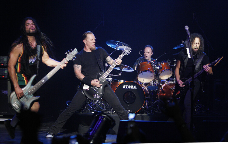 Kevin Winter Fotografie Metallica Perform at The Silverlake Conservatory, Kevin Winter, 40 × 26.7 cm