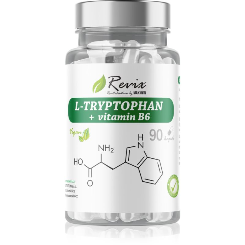 Revix L-tryptophan + vitamin B6 podpora psychické pohody 90 cps