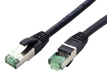 Roline RM S/FTP patchkabel kat. 6a, 10m, černý