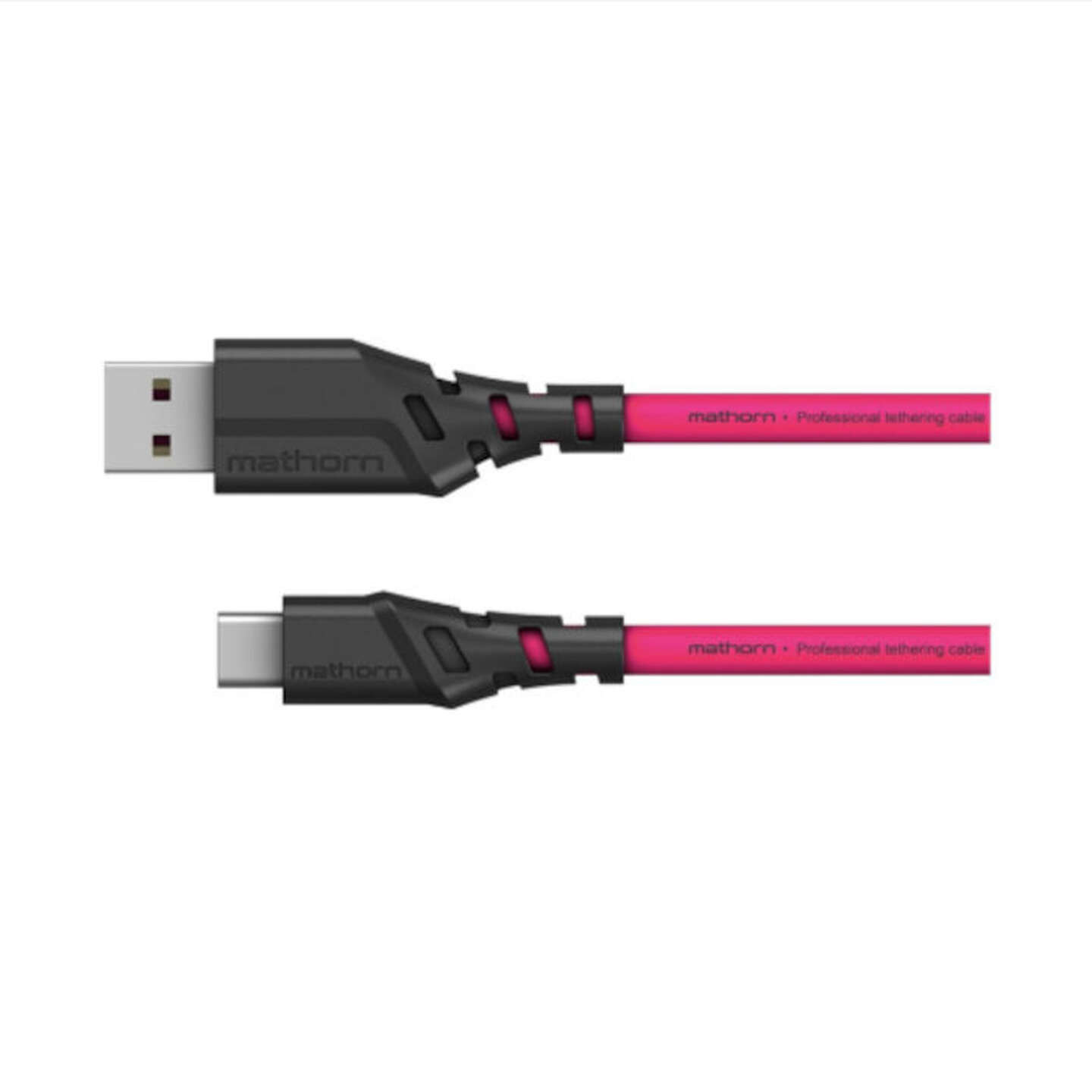 Mathorn MTC-200M kabel USB-A na USB-C 2 m Magenta