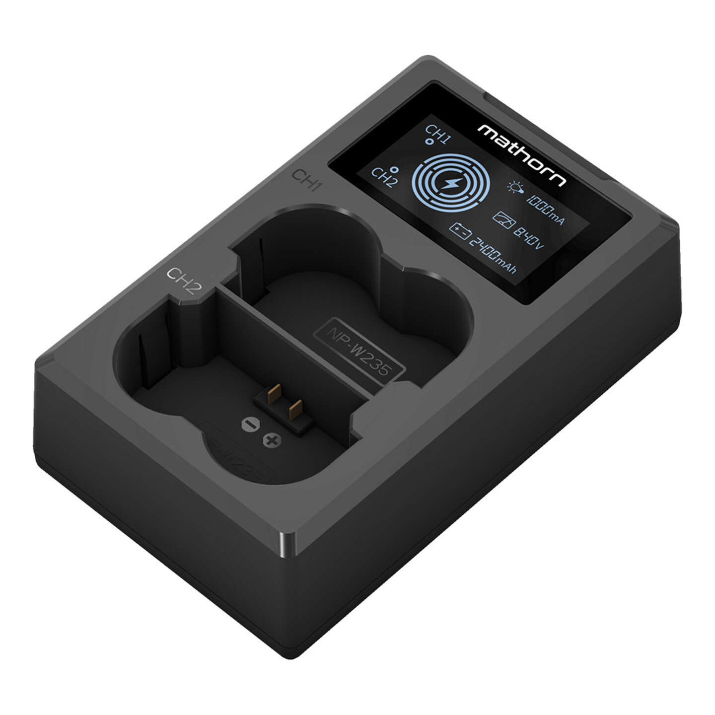 Mathorn MBC-D230 duální USB-C nabíječka pro NP-W235