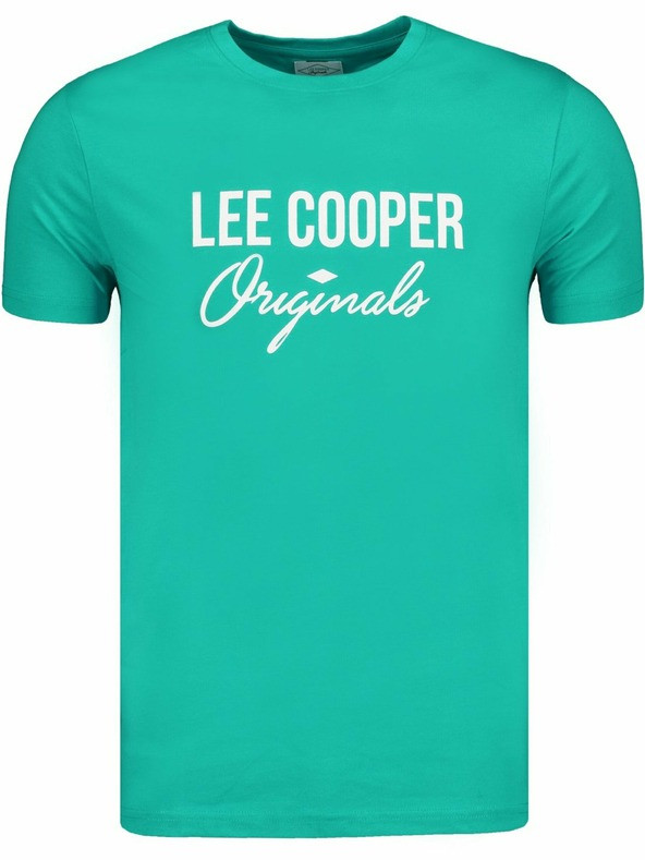 Lee Cooper Logo Triko Modrá