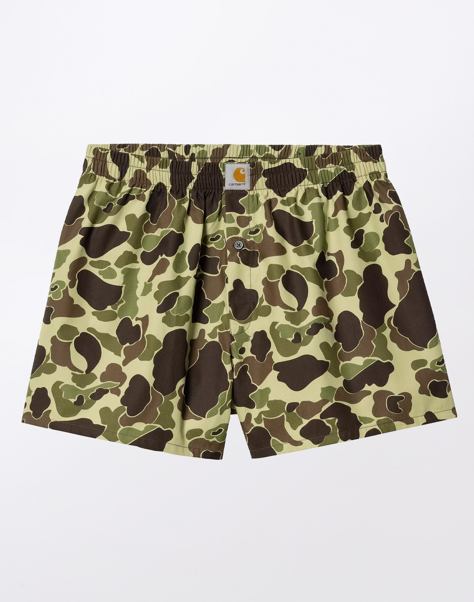 Carhartt WIP Cotton Boxer Camo Duck, Green M