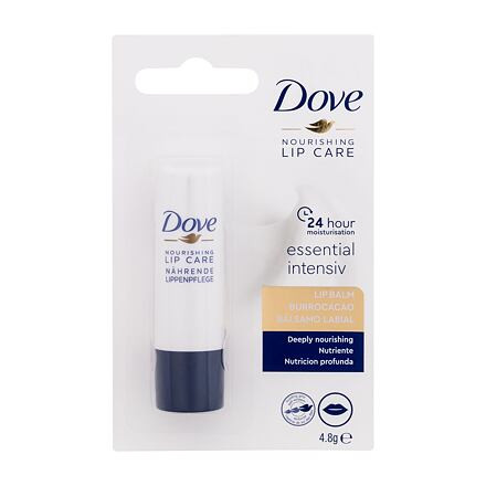 Dove Nourishing Lip Care Essential Lip Balm hloubkově vyživující balzám na rty 4.8 g